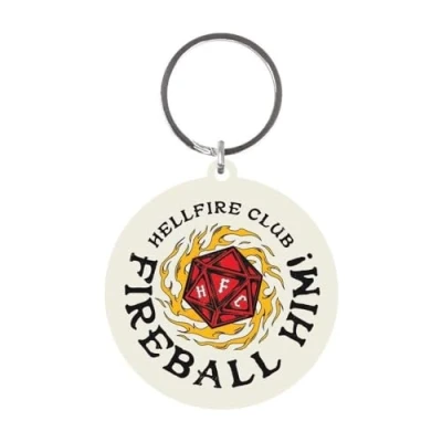 Abbildung von Pyramid International Stranger Things 4 Rubber Keychain Fireball Him 6cm