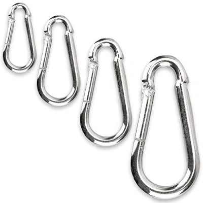 Abbildung von C.P. Sports Karabinerhaken 80mm x 8 mm belastbar bis 230kg &amp; 60mm 6mm 150kg 1 60 Stück Karabiner Haken Schnapphaken (140 12 mm, 20 Stück)