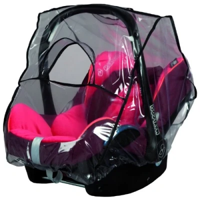 Abbildung von sunnybaby 13222 Universal Regenverdeck, Regenschutz für Babyschale, Baby Autositz (z.B. Maxi Cosi, Cybex, Kiddy uva.) Kontaktfenster abdeckbare Trageöffnung glasklar Qualität: MADE in GERMANY