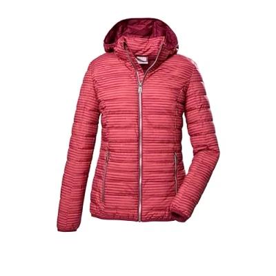 Abbildung von G.I.G.A. DX Damen Steppjacke mit abzippbarer Kapuze Uyaka AOP, dunkelrose, 36, 41503 000