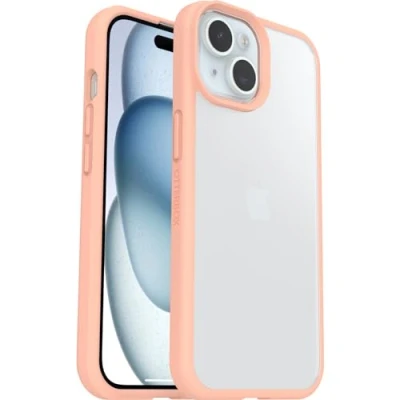 Abbildung von Apple iPhone 15 Hülle Kunststoff OtterBox Backcover/Hard Case Handyhülle Orange Shockproof/Stoßfest