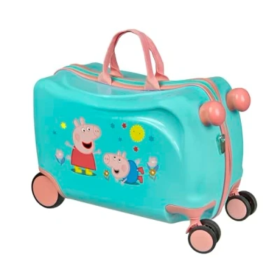 Abbildung von UNDERCOVER Kinderkoffer &quot;Ride on Trolley, Peppa Pig&quot;, 4 Rollen, zum sitzen und ziehen