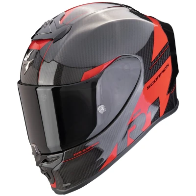 Abbildung von Scorpion Exo Motorradhelm R1 Evo Carbon Air Rally Schwarz / Weiss L