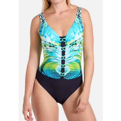 Abbildung von Sunflair Basic Badeanzug, Damen, Größe: 105D, Türkis