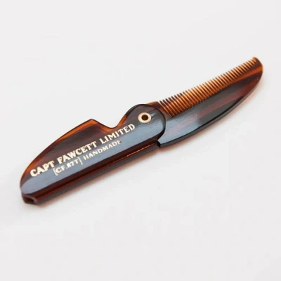Abbildung von Captain Fawcett&#039;s Kamm Beard &amp; Moustache Folding Pocket Comb