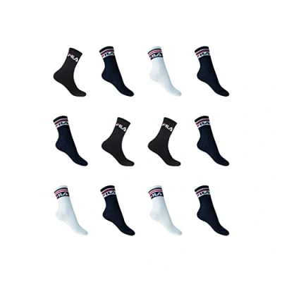 Abbildung von FILA Socken Damen Pack Surprise, SportSocken Damen, Zufälliges Muster, Empfindliche Haut (12er Pack)