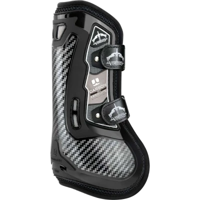 Abbildung von Veredus Sehnenschutz Carbon Gel Absolute Velcro Straps Front Schwarz M