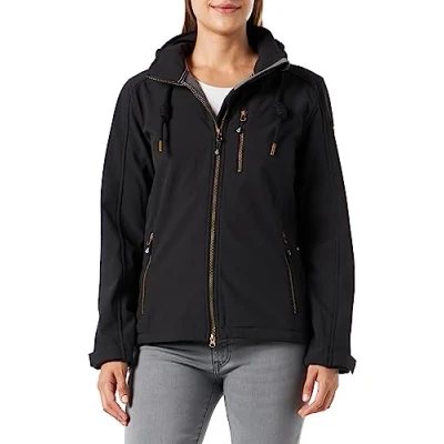 Abbildung von DEPROC Active Softshelljacke PEAK CREEK WOMEN mit abnehmbarer Kapuze