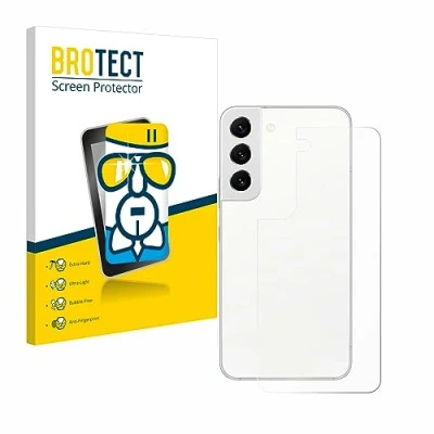 Abbildung von BROTECT Schutzglas für Samsung Galaxy S22 5G (Rückseite) Schutzfolie Panzer Folie Glas [Extrem Kratzfest 9H, Anti Fingerprint, Ultra Transparent]
