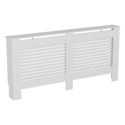 Abbildung von Vida Designs Milton Heizkörper, weiß Moderner MDF lackiert, Schrank, extra groß