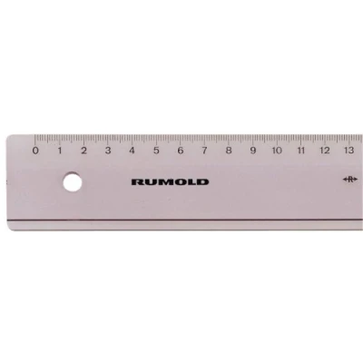 Abbildung von Rumold Lineal Kunststoff leicht getönt 30cm