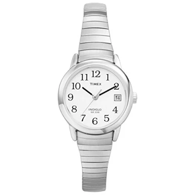 Abbildung von Timex Damen Analog Quarz mit Edelstahl Armband T2H371