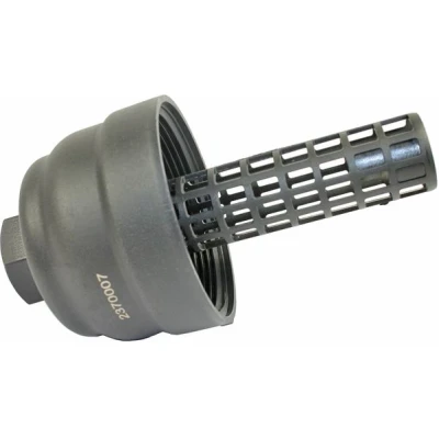 Abbildung von METZGER 2370007 Deckel, Ölfiltergehäuse ohne Ölfilter AUDI: A6 C6 Limousine, A4 B7 Avant, Q7