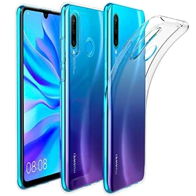 Abbildung von Verco Handyhülle für Huawei P30 Lite Case, Handy Cover Hülle Transparent Dünn Klar Silikon, durchsichtig