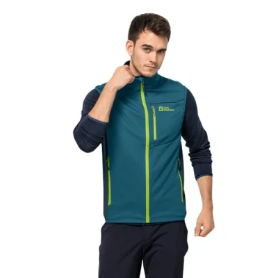 Abbildung von Jack Wolfskin Highest PEAK Weste, Herren, Größe: Large, Blue daze