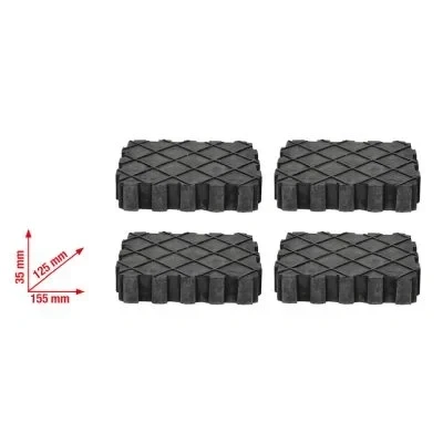 Abbildung von KS Tools 160.0391 TD Universal Gummiauflagen Satz für Hebebühne, 4 TLG