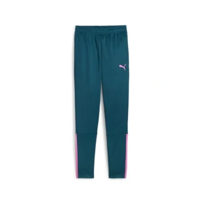 Abbildung von Puma Teamliga Training Pants JR Unisex Jogginghose für Kinder, Größe: 176, Ocean tropic/electric lime