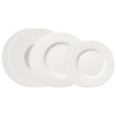 Abbildung von Villeroy &amp; Boch Manufacture Rock blanc Tellerset 6tlg