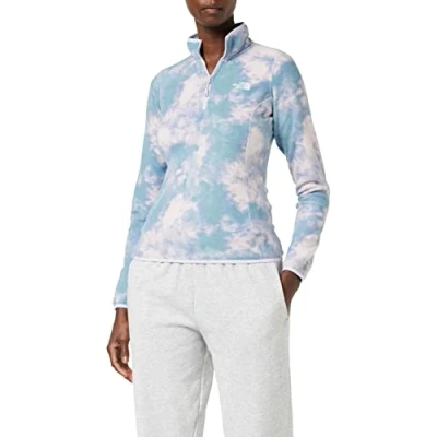 Abbildung von THE NORTH FACE 100 Glacier Sweatshirt Lavender Fog Dye Print M