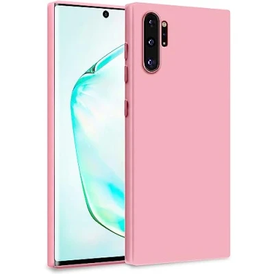 Abbildung von MyGadget Hülle für Samsung Galaxy Note 10 Plus Zweilagige Handyhülle mit Kameraschutz Cover Innenfutter &amp; Silikon außen Rosa