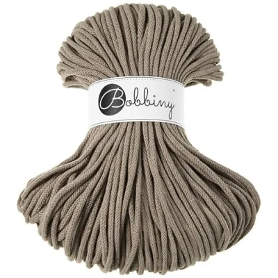 Abbildung von Bobbiny Makramee Schnur, geflochten, 5 mm, 100 m, Kaffeefarben
