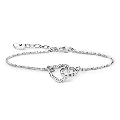 Abbildung von Thomas Sabo Damen Armband Forever Together Herz 925 Sterling Silber A1649 051 14 L19v