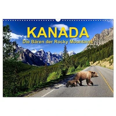 Abbildung von KANADA Die Bären der Rocky Mountains (Wandkalender 2025 DIN A3 quer), CALVENDO Monatskalender