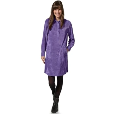 Abbildung von Cecil Blusenkleid, Damen, Größe: Large, Lila