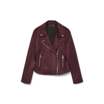 Abbildung von VERO MODA Damen Vmjose Short Faux Suede Jacket Noos, Winetasting, x_l