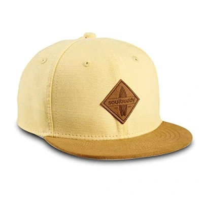 Abbildung von Soulbuddy Kinder Cap Unisex Kinderkappe Schirmmütze für Jungen &amp; Mädchen Trendiger Sonnenhut Outdoor Freizeit Hellgelb Größe S