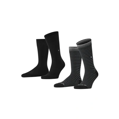 Abbildung von Burlington 2ER PACK Socken, Herren, Größe: 41 46, Schwarz