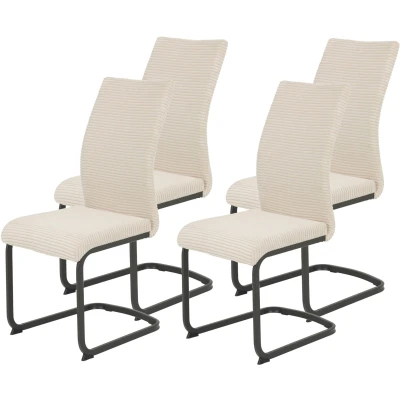 Abbildung von HELA Freischwinger &quot;CELIA&quot;, (Set), 4 St., Bezug Breitcord
