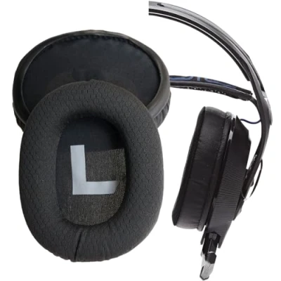 Abbildung von V MOTA Rig 800 Series Ohrpolster kompatibel mit Plantronics PRO HS, HX, HC, HD, LX Gaming Headset (Netzgewebe, 1 Paar)
