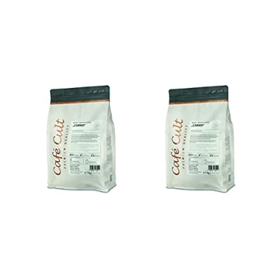 Abbildung von 2 X NEU Café Cult Kaffee Brazil Carmo in 1 kg Tüte, ganze Bohne =