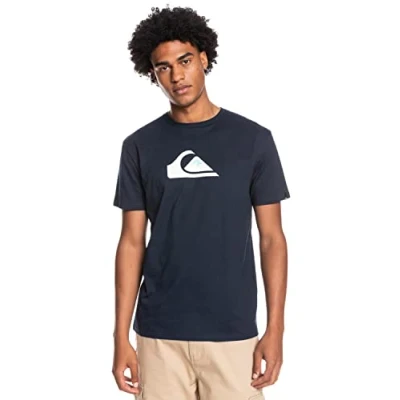 Abbildung von Quiksilver Complogo BYJ0 Tshirt print, Herren, Größe: Medium, Navy blazer