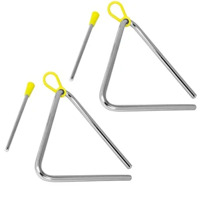 Abbildung von TIGER 15 cm 2 Stück Triangle Instrument mit Schlägel