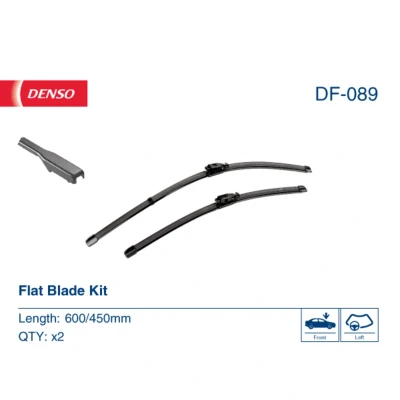 Abbildung von Scheibenwischer Denso DF 089 Flachbalkenwischblatt RENAULT: Arkana I, Duster, LADA: Vesta SW Kombi, DACIA: Duster Kastenwagen