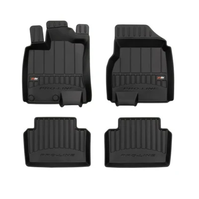 Abbildung von FROGUM 3D408289 Fußmattensatz Gummi vorne und hinten 4 schwarz NISSAN: Qashqai / Qashqai+2 I