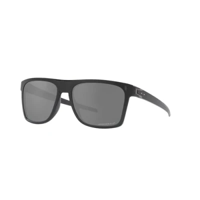 Abbildung von Oakley Herren OO9100 LEFFINGWELL 910004 Gläser SONNENBRILLEN O_matter Schwarz Grau Quadratisch Polarisiert Prizm
