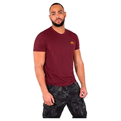 Abbildung von Alpha Industries Rundhalsshirt BASIC T SMALL LOGO