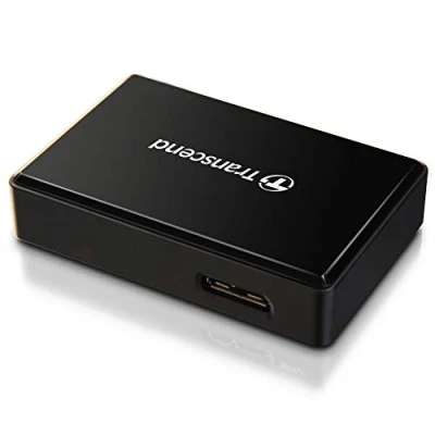Abbildung von Transcend USB 3.1 Gen 1 Multifunktionskartenleser TS RDF8K2, schwarz