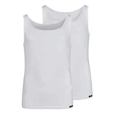 Abbildung von Skiny 2 PACK Unterhemd/shirt für Kinder, Größe: 140, White