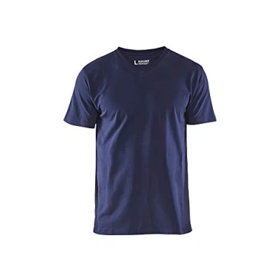 Abbildung von Blaklader 336010298800S V Kragen T Shirt, Marineblau, Größe S