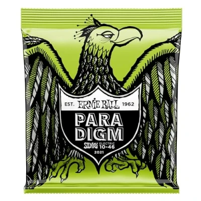 Abbildung von Ernie Ball Regular Slinky Paradigm E Gitarrensaiten, Stärke 10 46