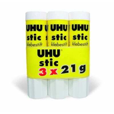Abbildung von Uhu 46445 3 Klebestifte, 21 g