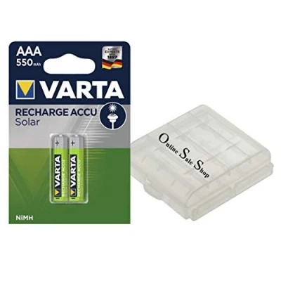 Abbildung von 2X AAA Akkus Micro 550mAh schnellladefähig, ohne Memoryeffekt, für schnurlose Telefone Telekom T Easy C520 Sinus 702S 700 700i 900 900i 721 722 820 301i 301 302i + OSS Akkubox