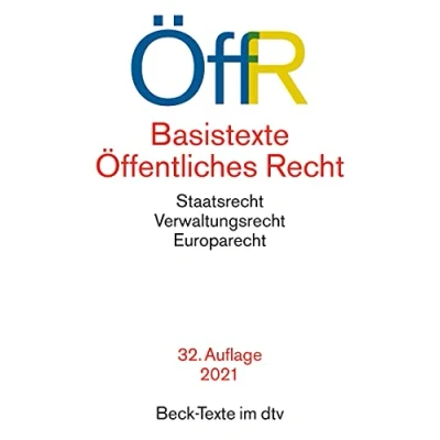 Abbildung von Basistexte Öffentliches Recht: Rechtsstand: 1. August 2021 (Beck Texte im dtv)