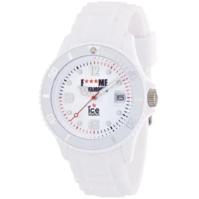 Abbildung von Ice Watch Unisex Armbanduhr F*** Me I&#039;m Famous Analog Quarz Silikon FM.SI.WE.U.S.11