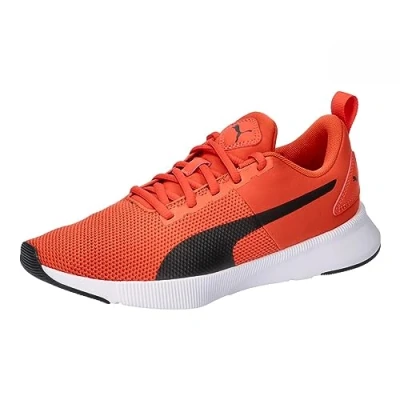 Abbildung von Puma Flyer Runner JR Unisex Laufschuh Straße für Kinder, Größe: 39, Warm earth/black Schuhe