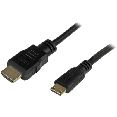 Abbildung von StarTech.com 30cm High Speed HDMI Kabel mit Ethernet, auf Mini, Typ A (St) / Mini C (St), vergoldete Kontakte